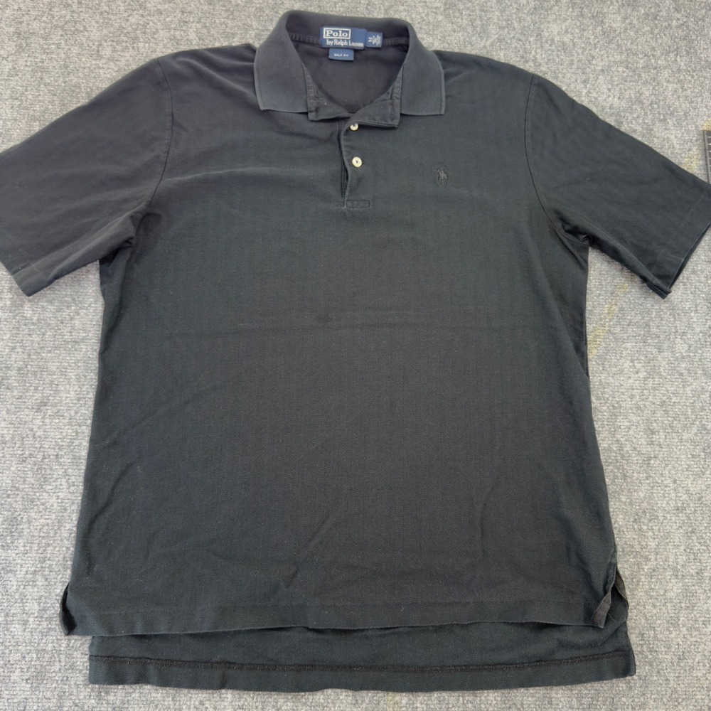 Polo Ralph Lauren Herringbone Golf Fit Polo Shirt Black Size XL